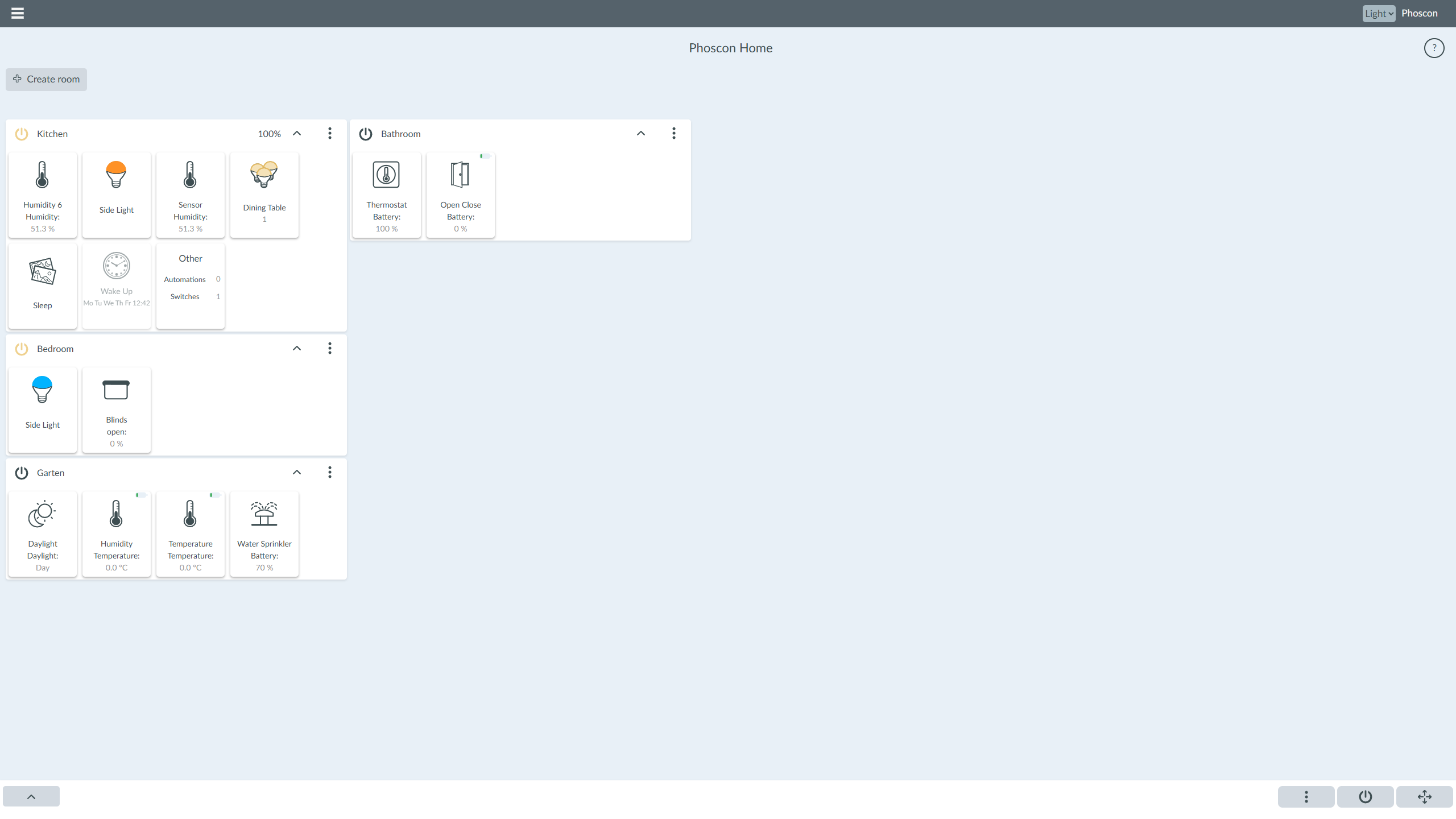Gateway Liste - Browser