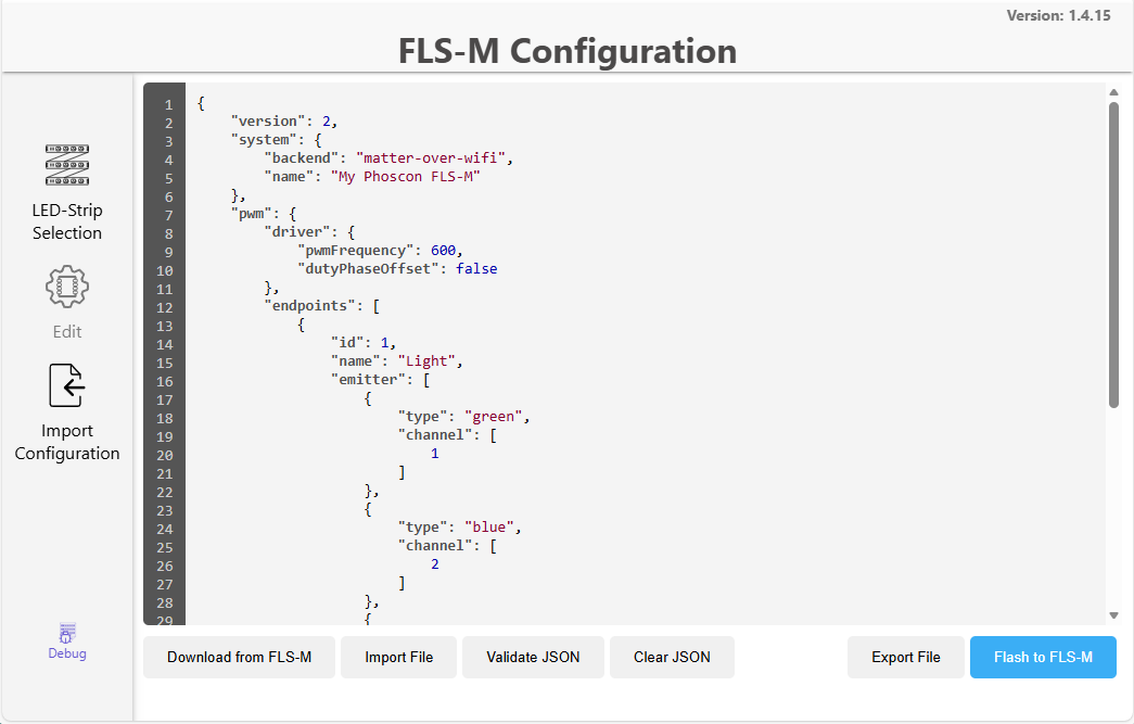 Config-Builder debug
