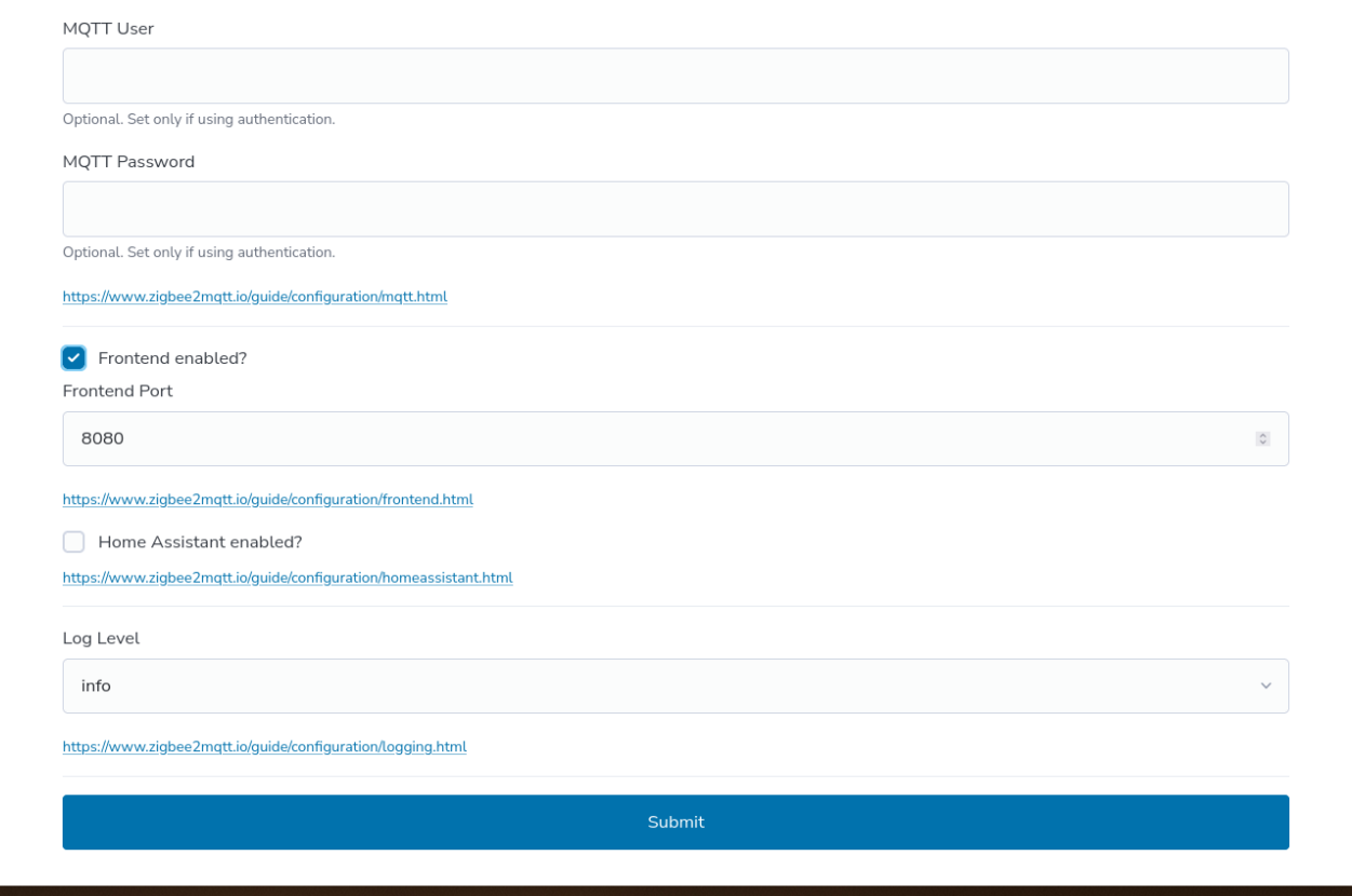 Activer l’interface d’intégration de RaspBee II